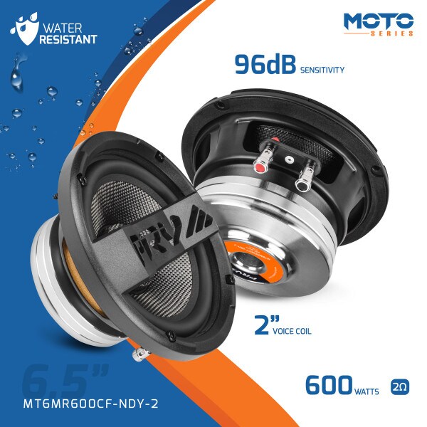 Main product image for PRV Audio MT6MR600CF-NDY-2 Moto Series 6.5" Neodymium Midrange Loudspeaker 2 Ohm267-8034